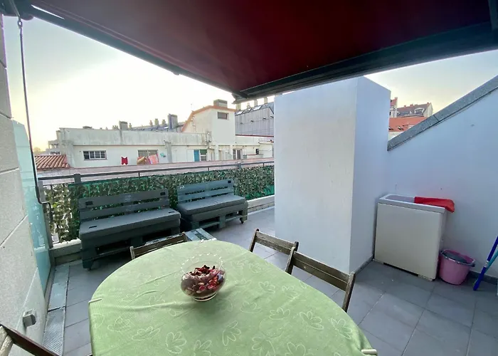 Galiciaguesthome Atico Silgar Vistas Con Terraza