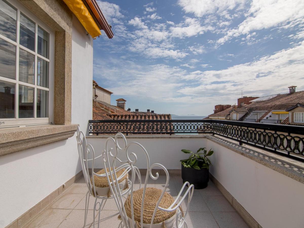 ático Con Terraza Y Vistas Playa Silgar Apartamento