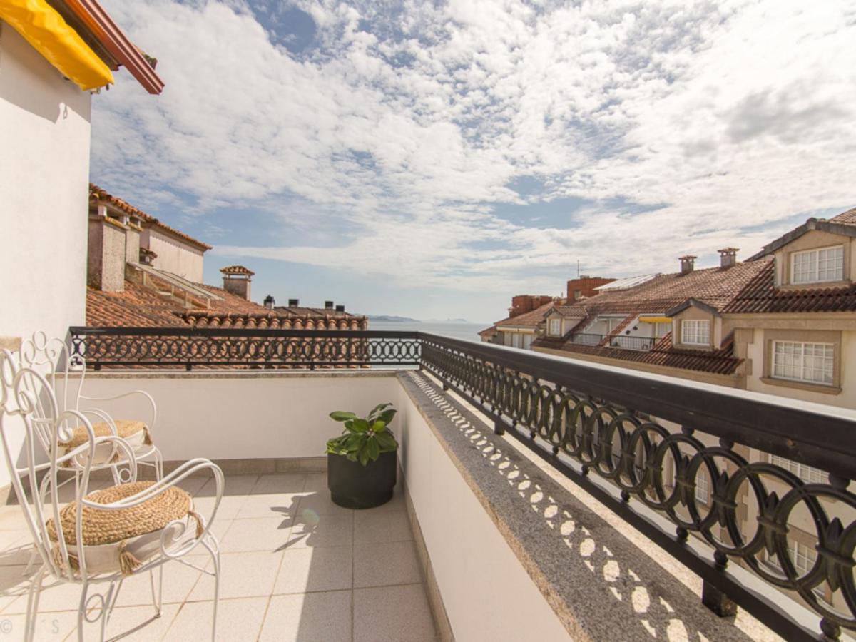 ático Con Terraza Y Vistas Playa Silgar Apartamento Sanxenxo