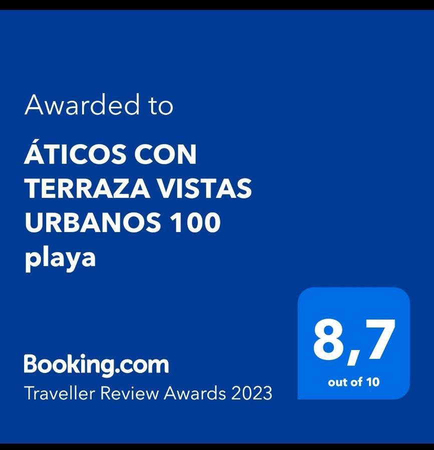 áticos Con Terraza Vistas Urbanos 100 Playa Apartamento *