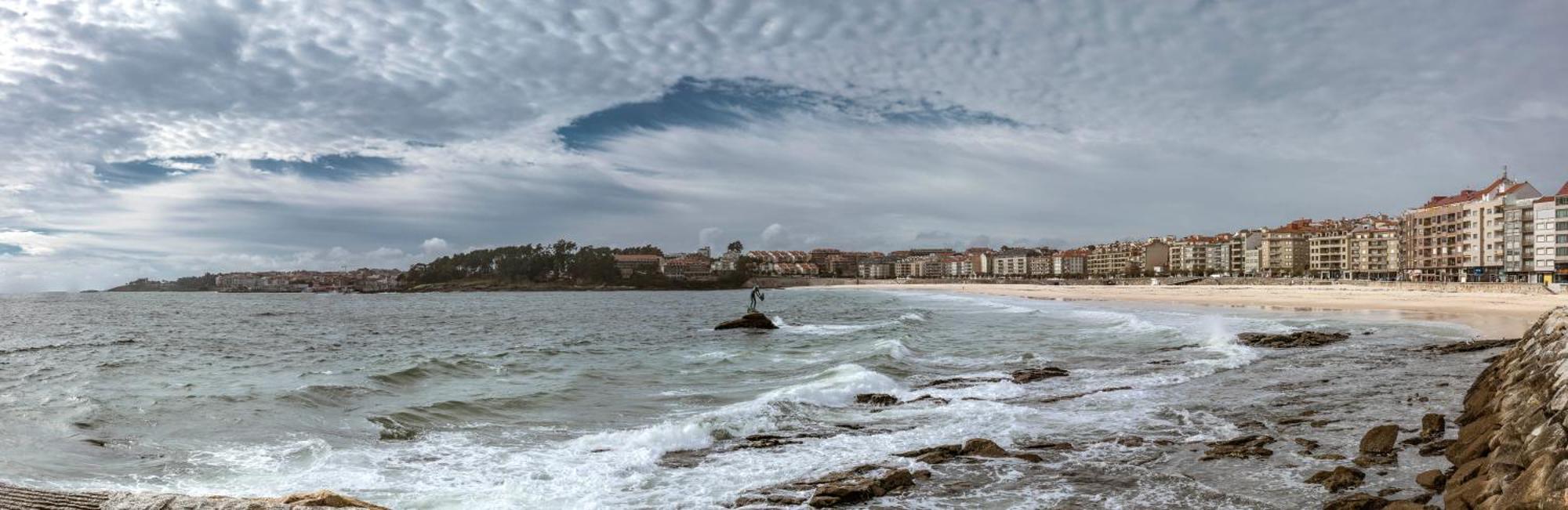 Un Descanso Disfrutando La Playa Sanxenxo