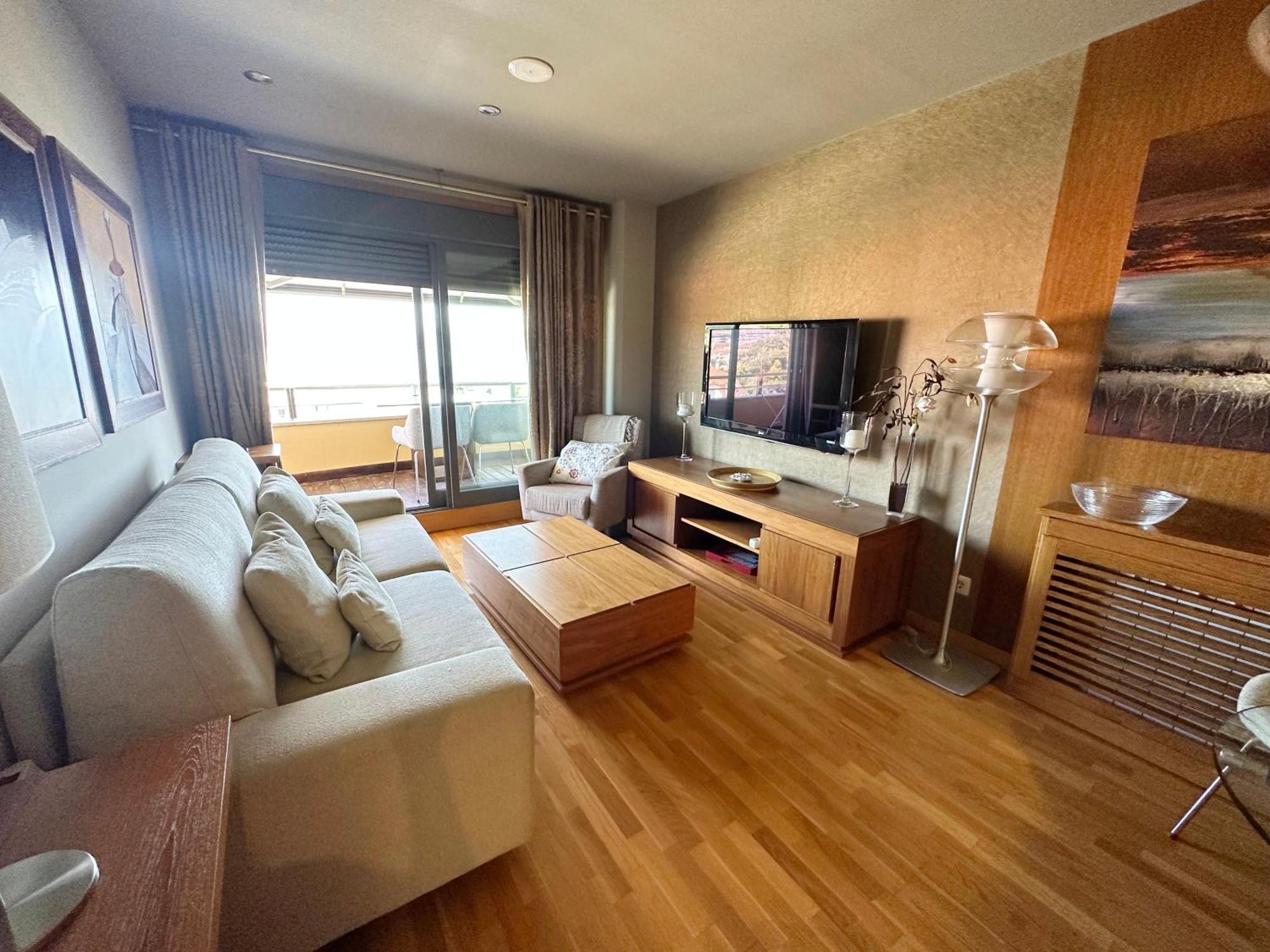 Apartamento Sanxenxo, 1 Hab Con Vistas Al Mar, Piscina, Garaje Y A 150 Mts De La Playa Silgar